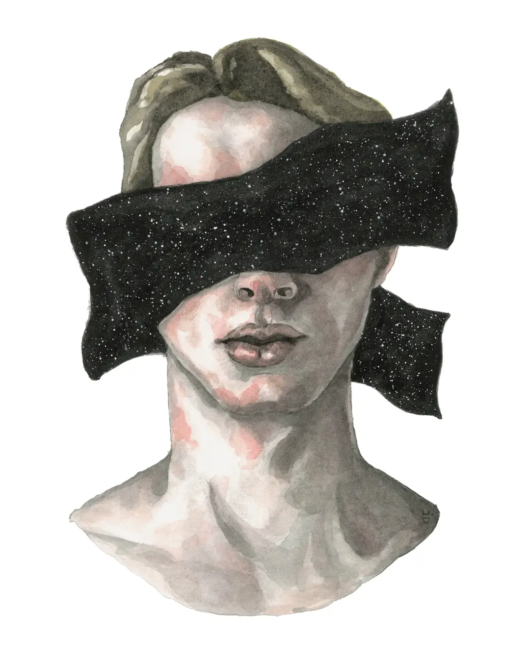 Dibujo en acuarela de Juan Alcalá-Zamora, artista visual, ilustrador y Diseñador Gráfico