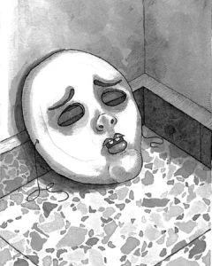 Ilustración a tinta de Juan Alcalá-Zamora